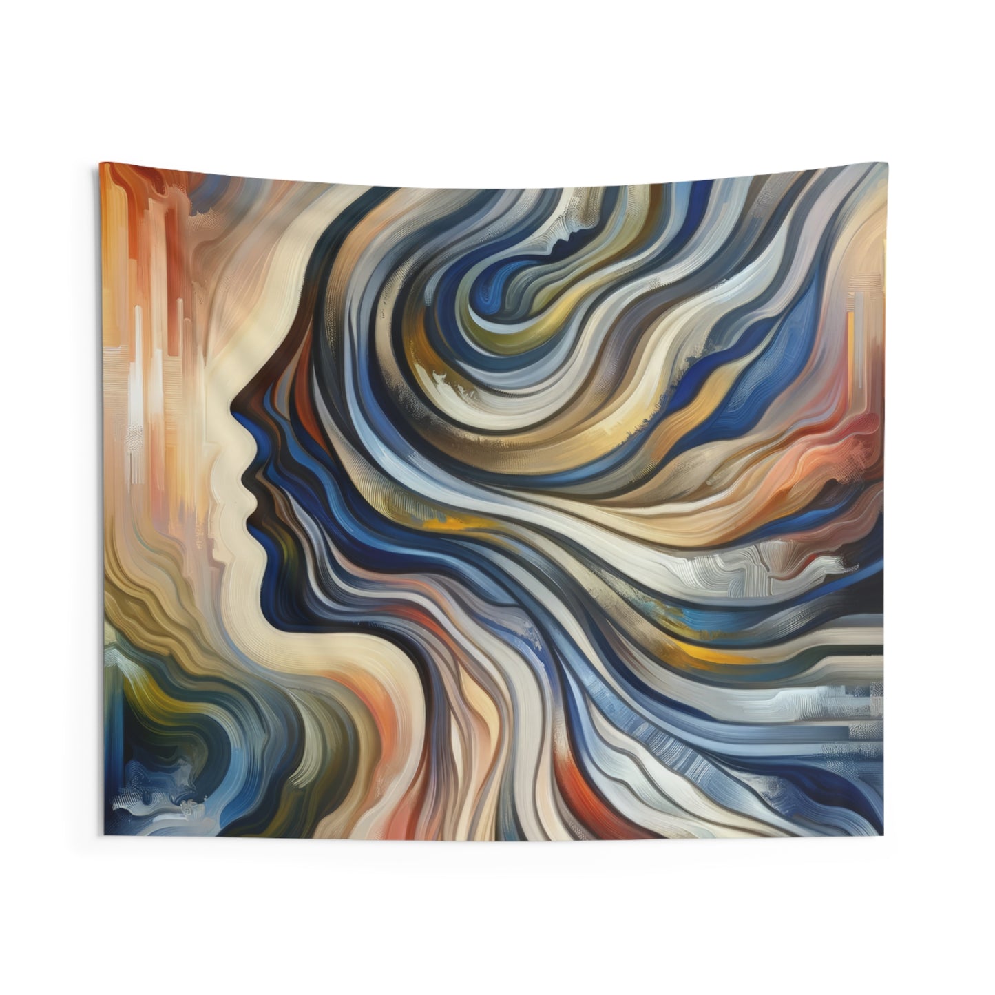 Diplomatic Emotional Currents Indoor Wall Tapestries