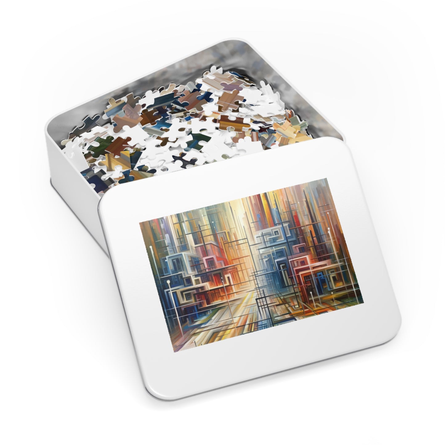 Urban Flow Interconnectedness Jigsaw Puzzle (30, 110, 252, 500,1000-Piece)