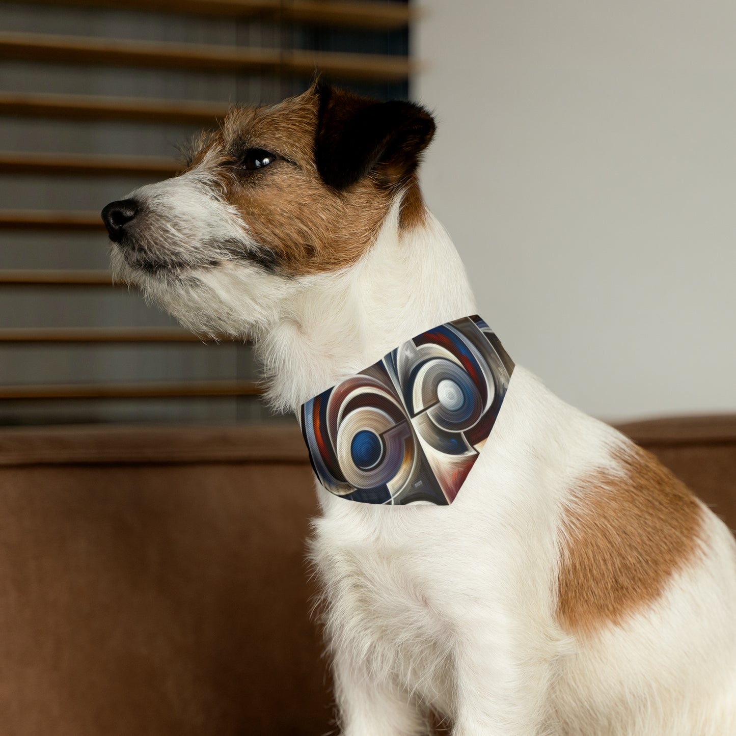 Wisdom Confluence Tachism Pet Bandana Collar