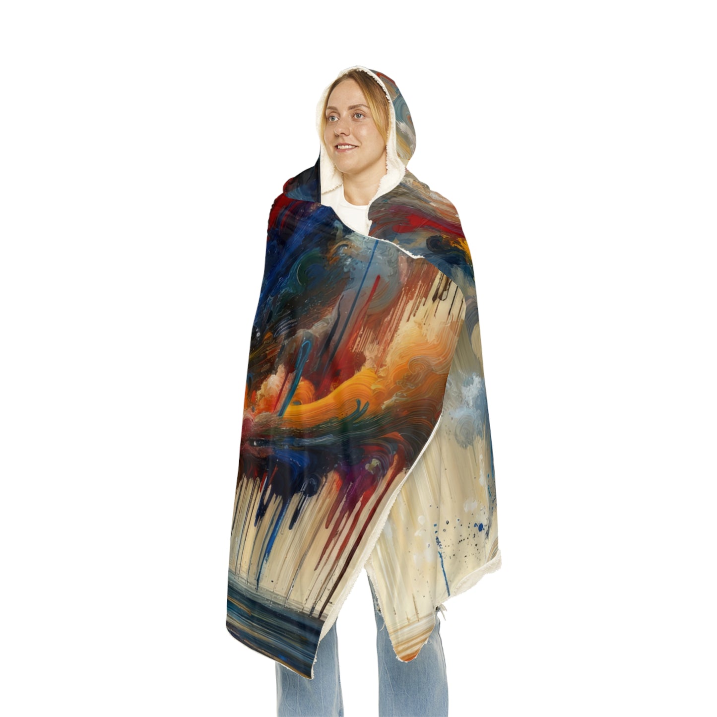 Grandiose Transformation Tachism Snuggle Blanket