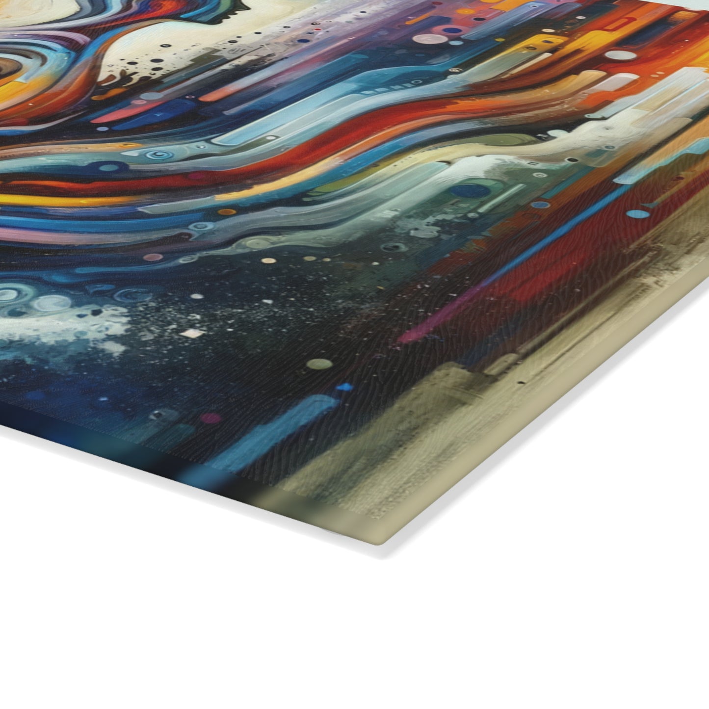 Threshold Collective Consciousness Glass Cutting Board