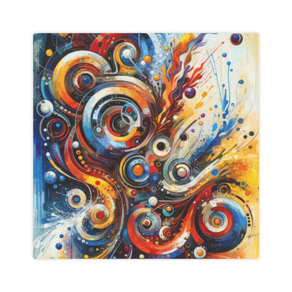 Harmonic Abstract Synergy Canvas Photo Tile