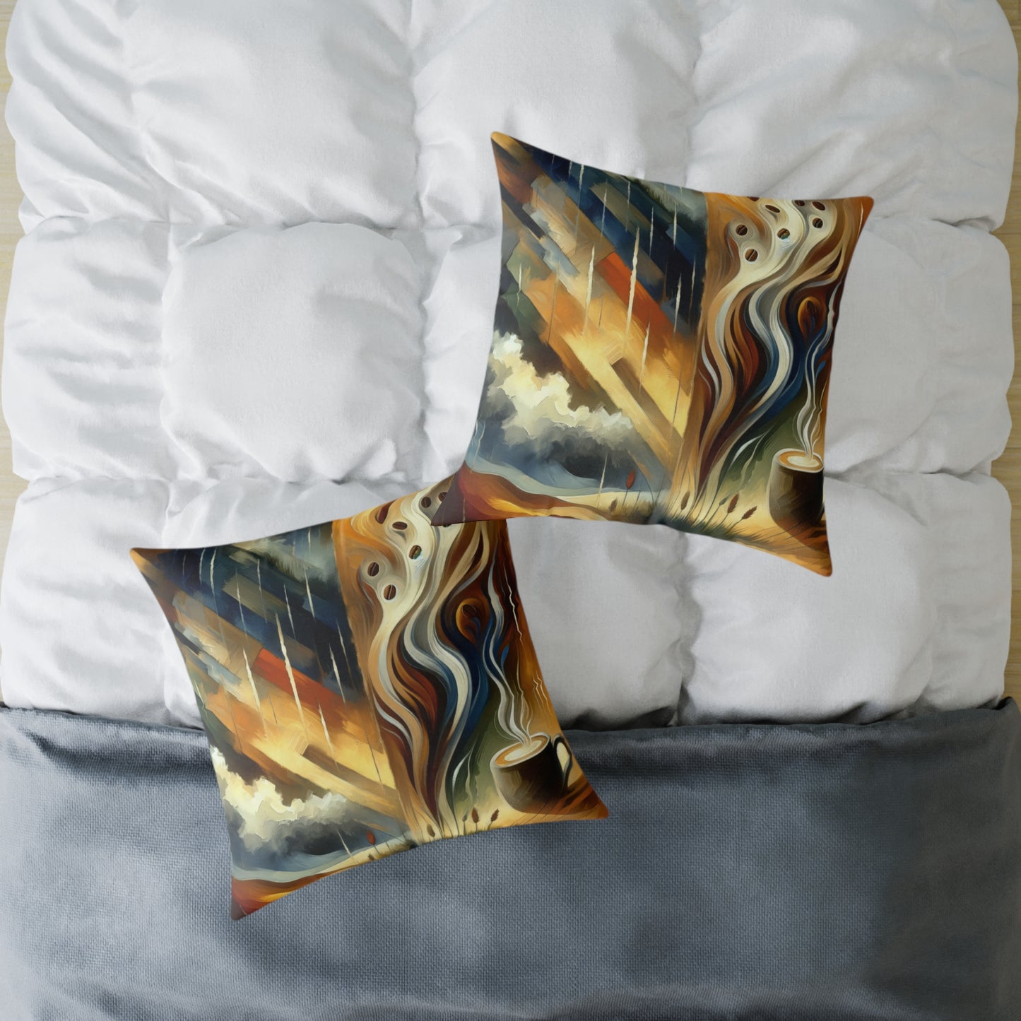 Aromatic Earth Encounter Spun Polyester Pillow