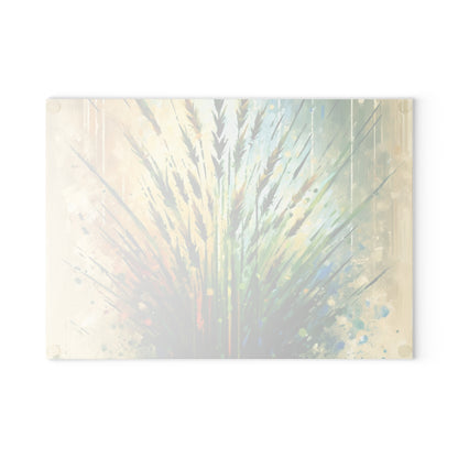 Grass Testament Change Glass Cutting Board