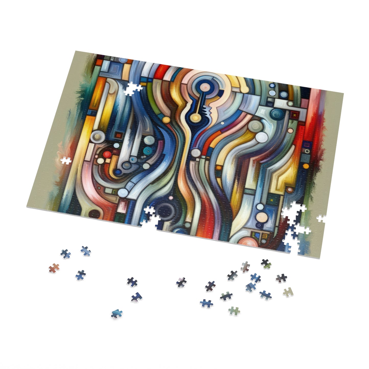 Embracing Faceted Unity Jigsaw Puzzle (30, 110, 252, 500,1000-Piece)