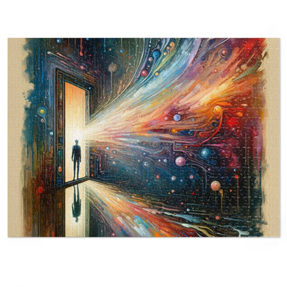 Mirror Wholeness Tachism Jigsaw Puzzle (30, 110, 252, 500,1000-Piece)