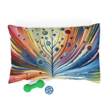 Sustainable Ripple Abstract Pet Bed