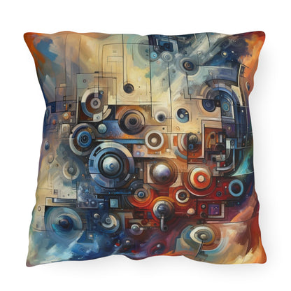 Tech Gratitude Fusion Outdoor Pillows