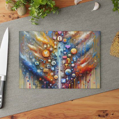 Digital Essence Revelation Glass Cutting Board