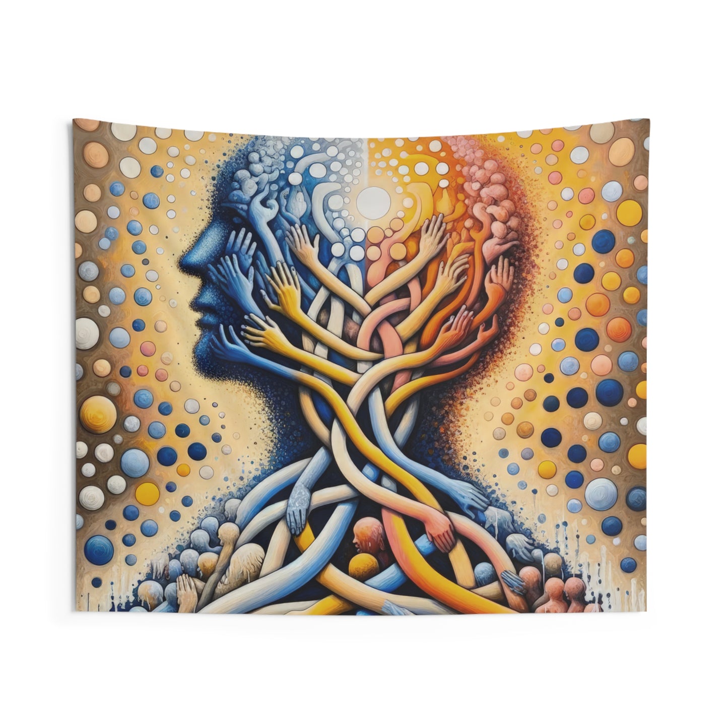 Unveiling Inner Essence Indoor Wall Tapestries