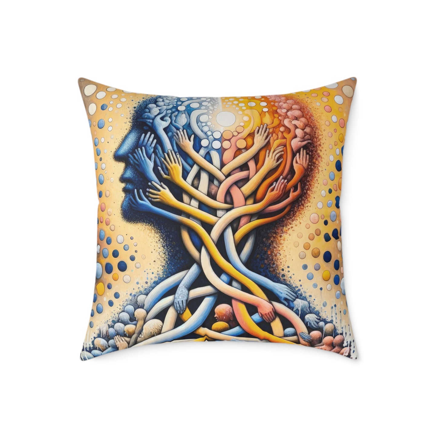 Unveiling Inner Essence Spun Polyester Pillow