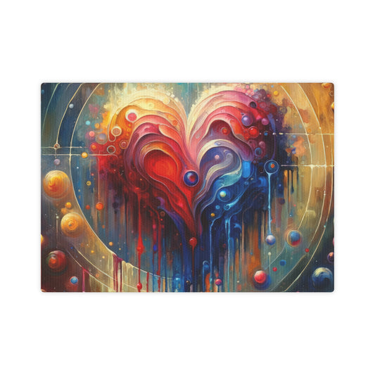 Unified Heart Reflections Canvas Photo Tile