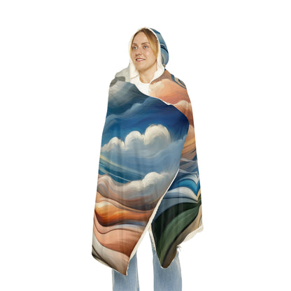 Tachism Confluence Harmony Snuggle Blanket