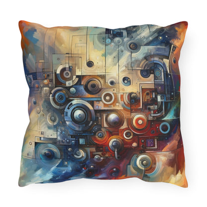 Tech Gratitude Fusion Outdoor Pillows