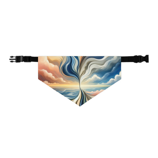 Tachism Confluence Harmony Pet Bandana Collar