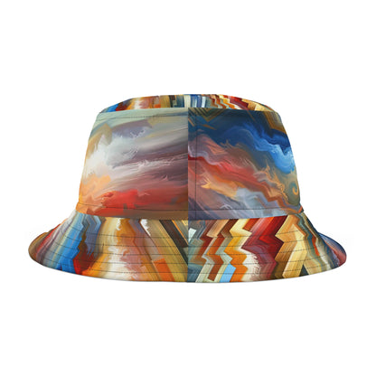 Unity Abstract Vibrancy Bucket Hat (AOP)