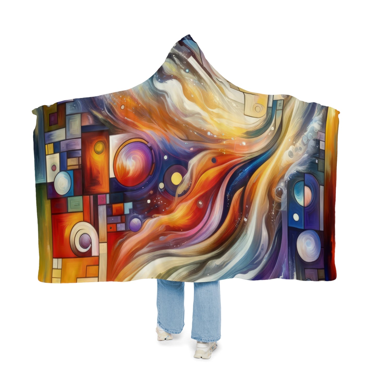 Cosmic Tachism Alchemy Snuggle Blanket