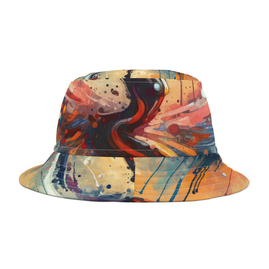 Decision Dance Tachism Bucket Hat (AOP)