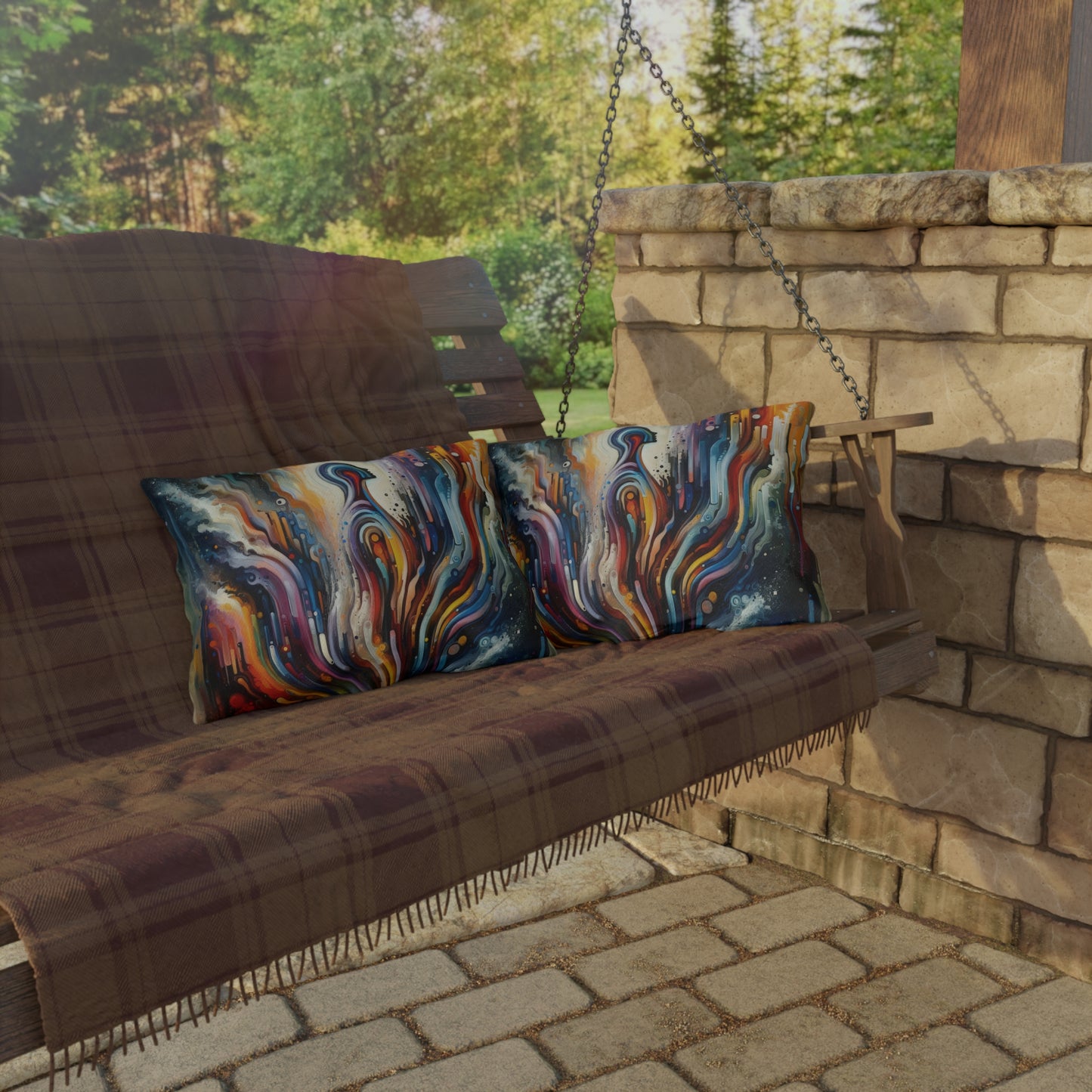 Threshold Collective Consciousness Outdoor Pillows