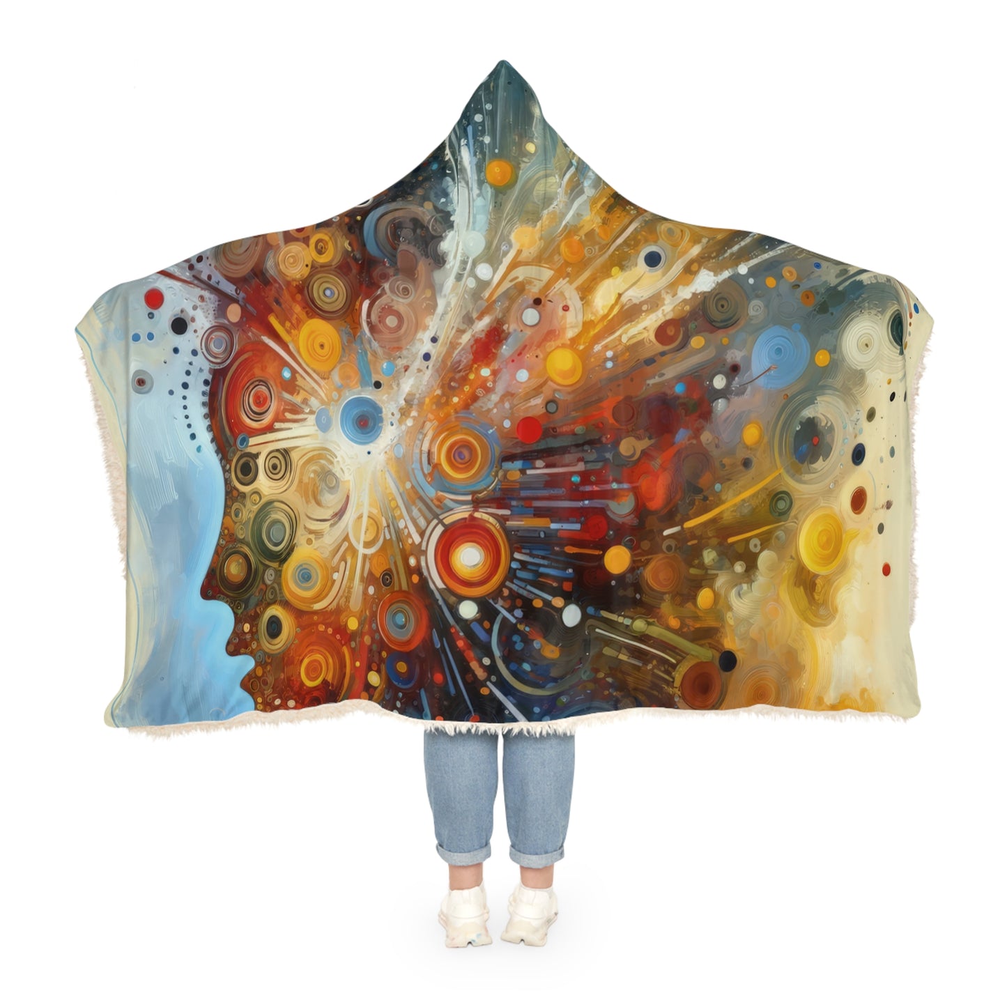 Desire Visualization Tachism Snuggle Blanket