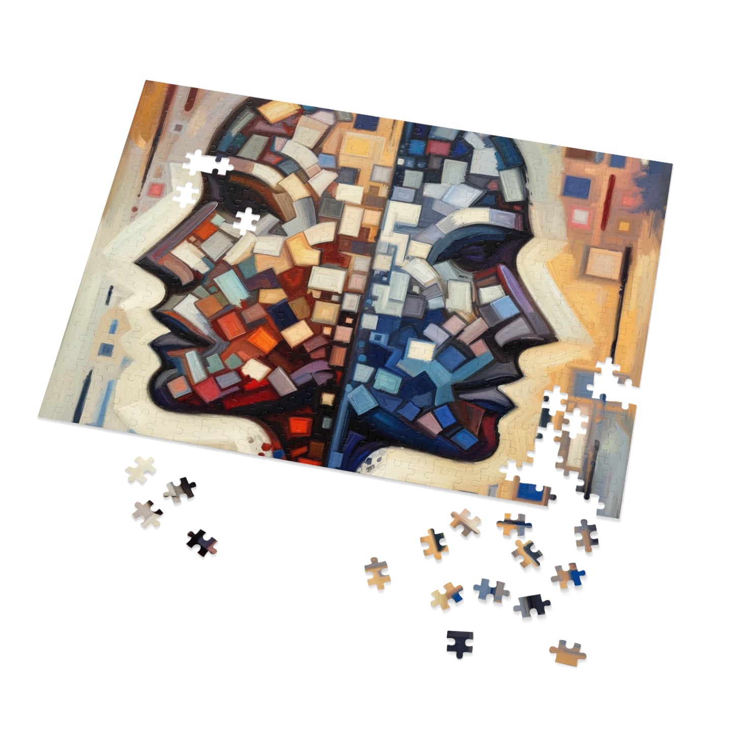 Identity Tachism Intersection Jigsaw Puzzle (30, 110, 252, 500,1000-Piece)