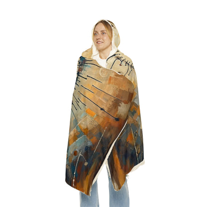 Sovereign Reflective Tachism Snuggle Blanket