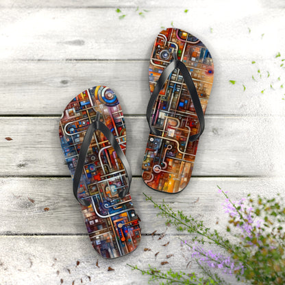 Grandest App Tapestry Flip Flops