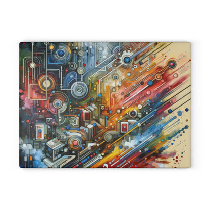 Beliefs Systems Intersection Glass Cutting Board