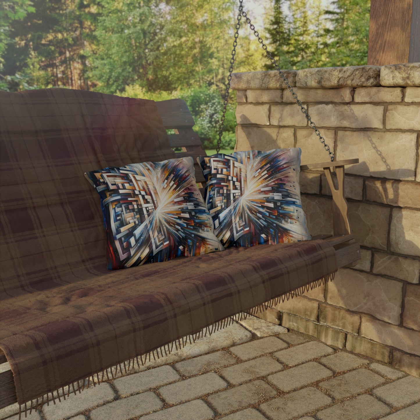 Pieces Unifying Focus Outdoor Pillows
