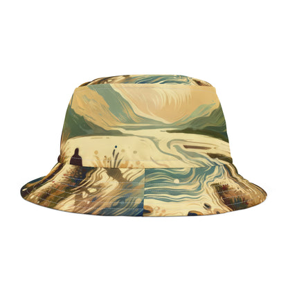 Serene Stream Sojourn Bucket Hat (AOP)