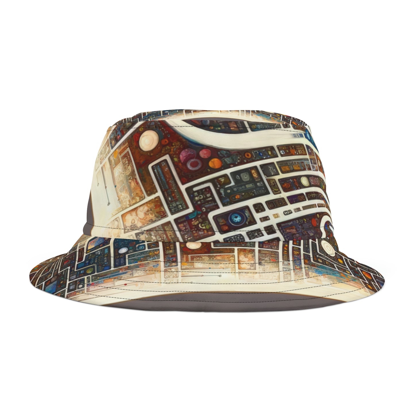 Syncing Silicon Spirituality Bucket Hat (AOP)