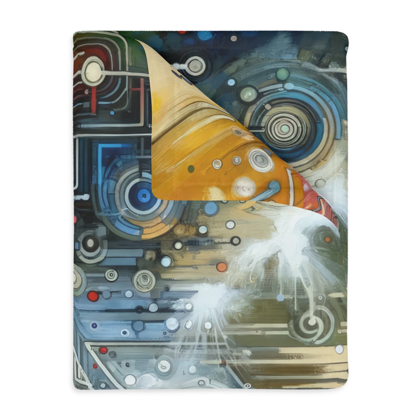 Beliefs Systems Intersection Velveteen Microfiber Blanket (Two-sided print)