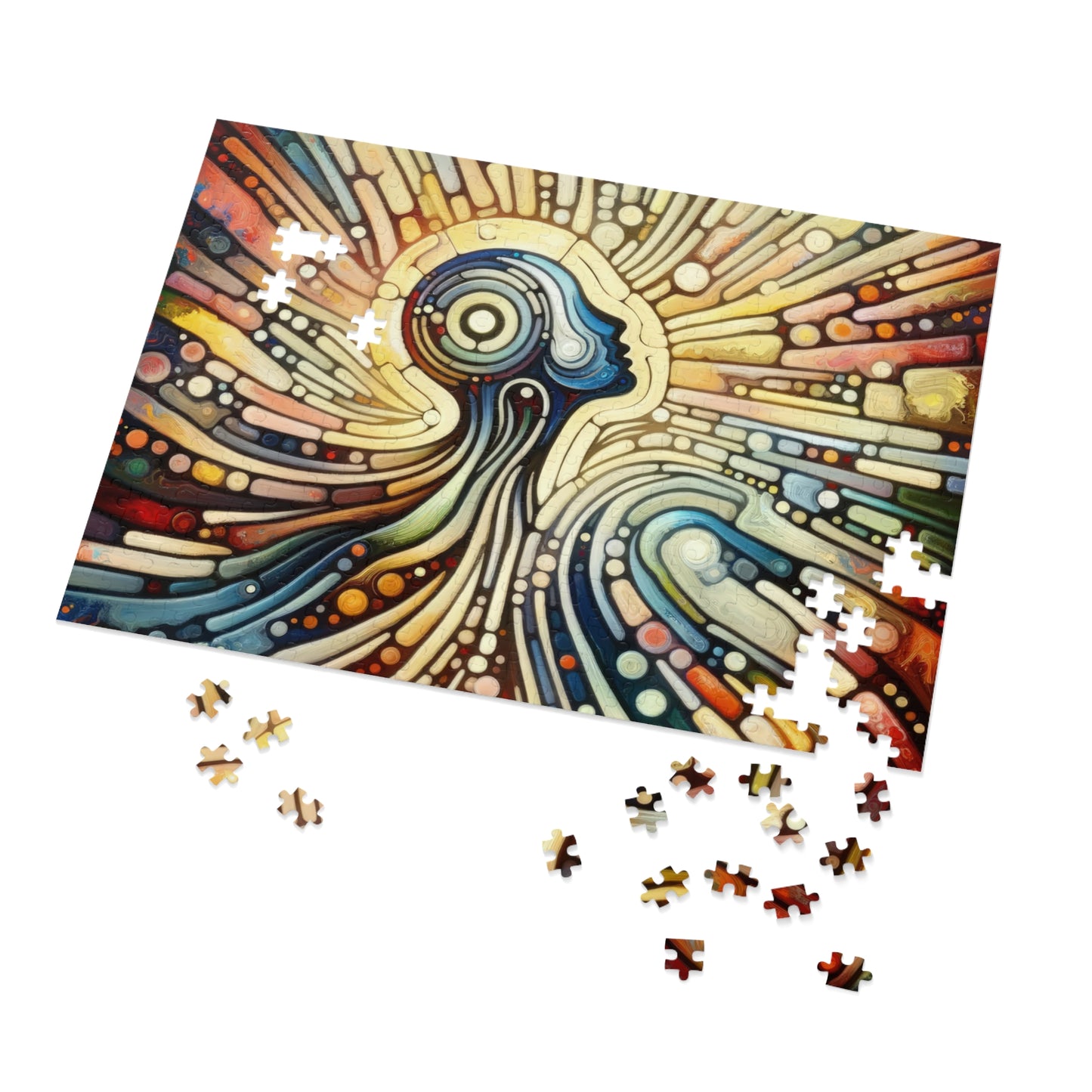 Inner Mosaic Kindness Jigsaw Puzzle (30, 110, 252, 500,1000-Piece)