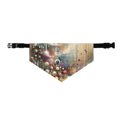 Abstract Mechanical Harmony Pet Bandana Collar