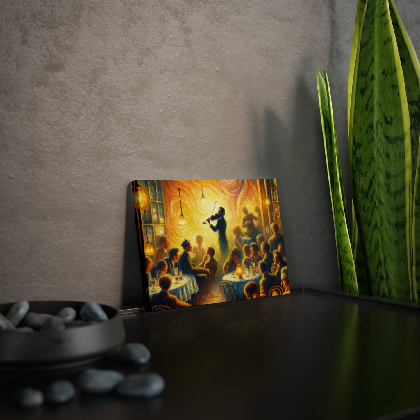 Bistro Emotive Entry Canvas Photo Tile