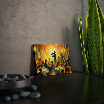 Bistro Emotive Entry Canvas Photo Tile