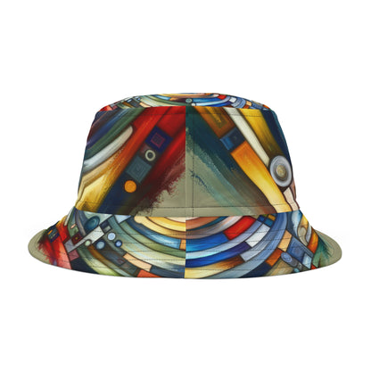 Embracing Faceted Unity Bucket Hat (AOP)