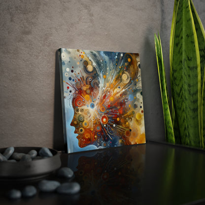 Desire Visualization Tachism Canvas Photo Tile