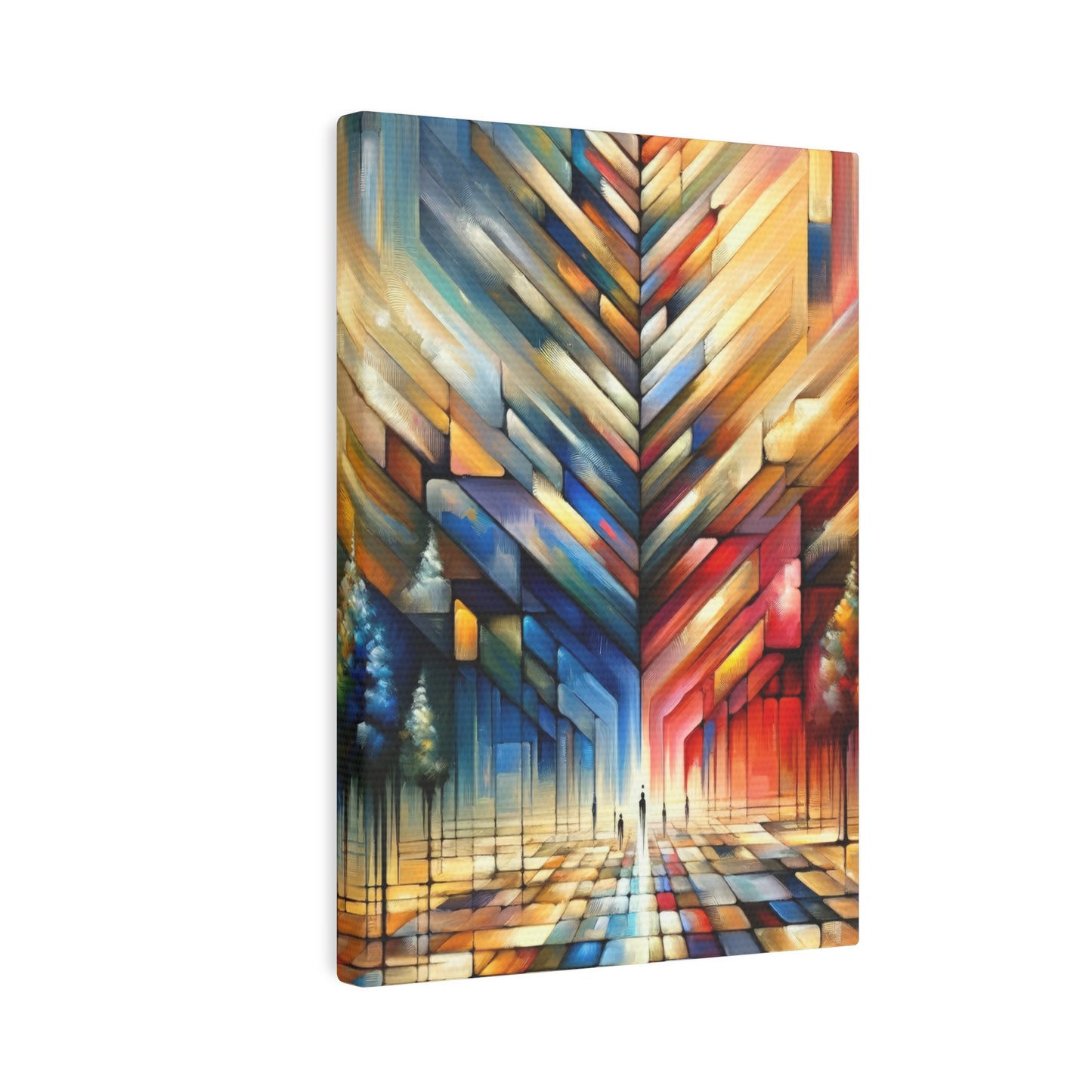 Anchored Tenets Abstraction Canvas Photo Tile