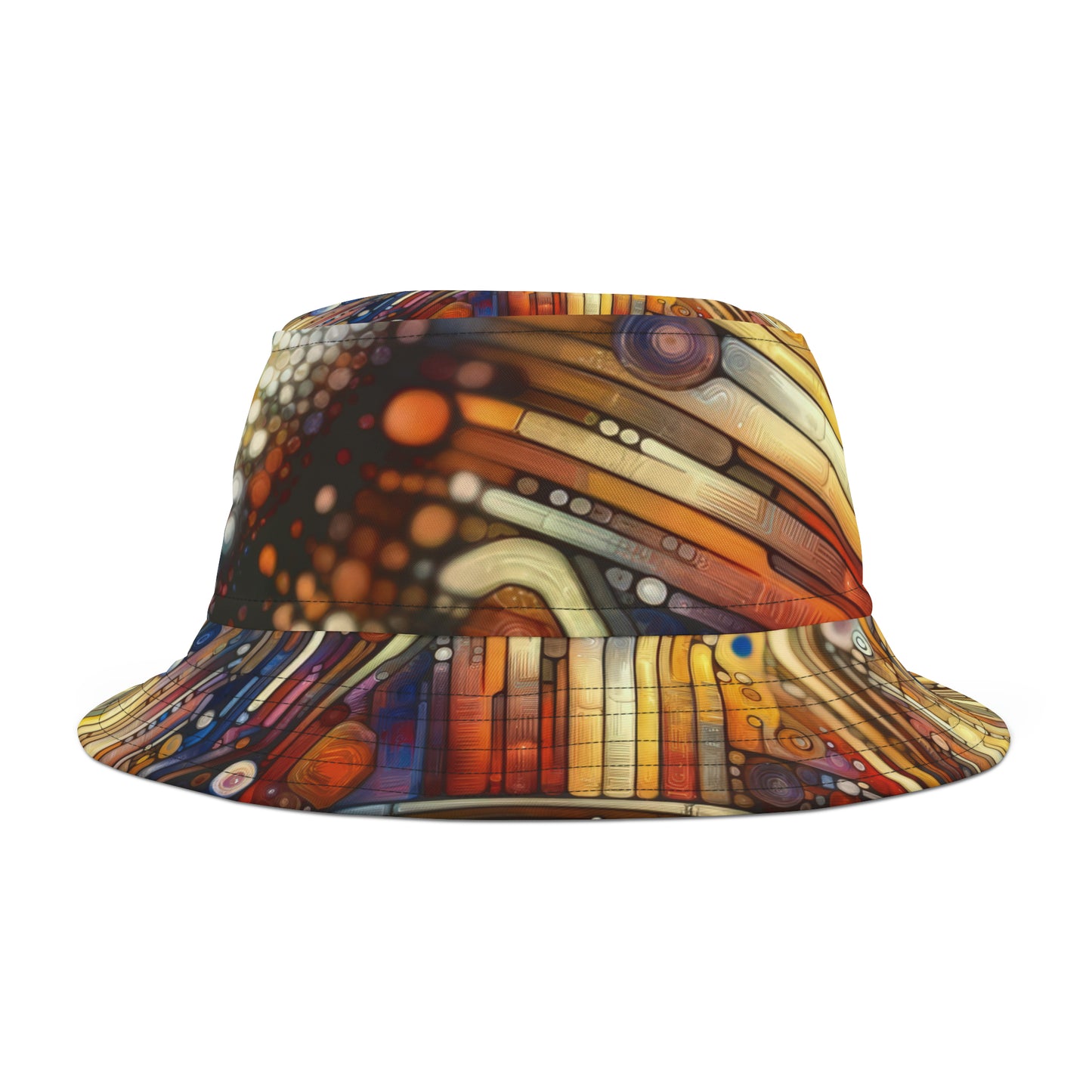 Digital Rhythm Tapestry Bucket Hat (AOP)