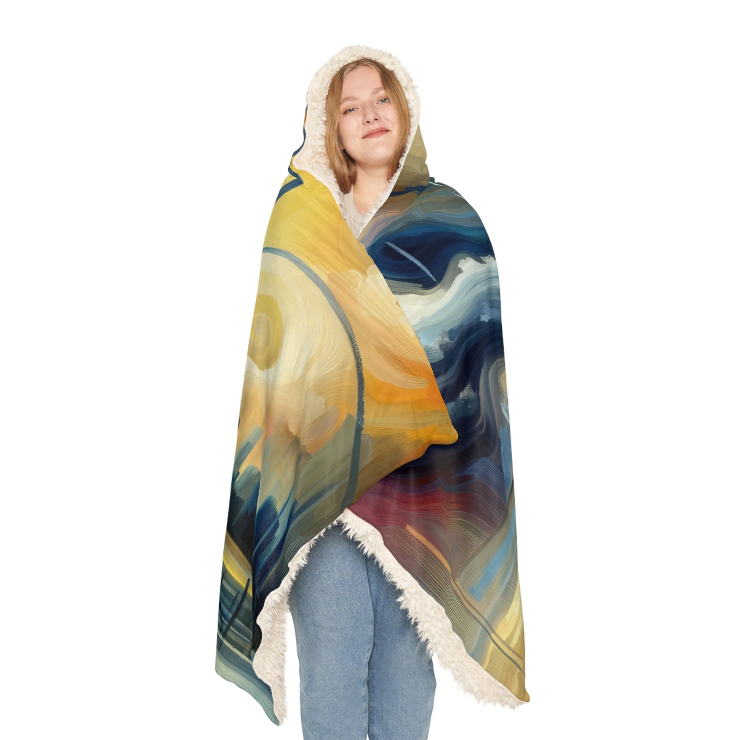 Conscious Bridge Tachism Snuggle Blanket