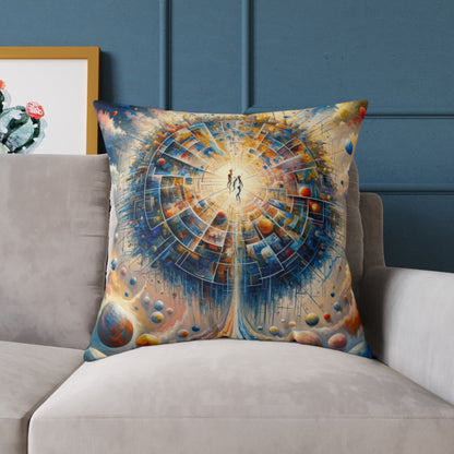 Cosmic Connection Antidote Spun Polyester Pillow