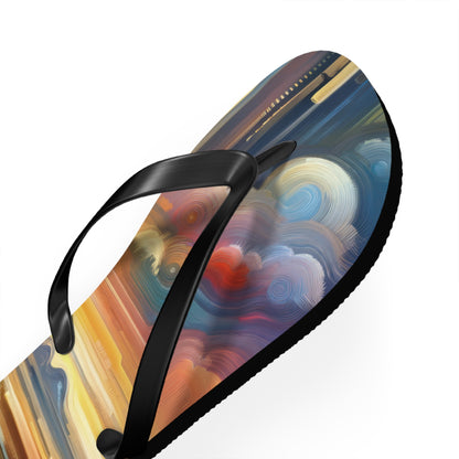 Eternal Digital Meditation Flip Flops