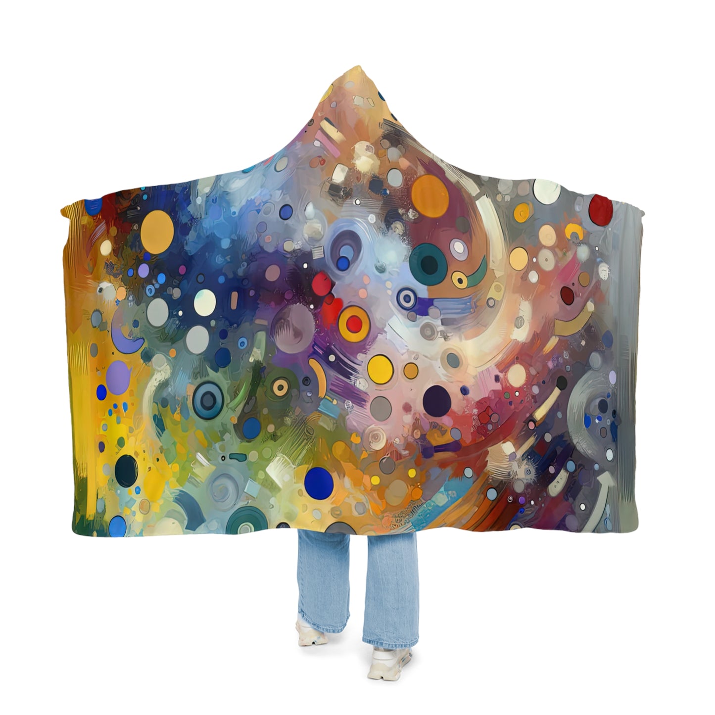 Humorous Unified Tachism Snuggle Blanket