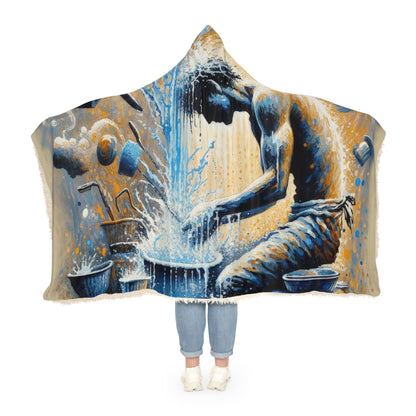 Meditative Kinetic Tachism Snuggle Blanket