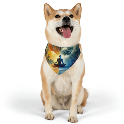 Digital Spiritual Journey Pet Bandana Collar