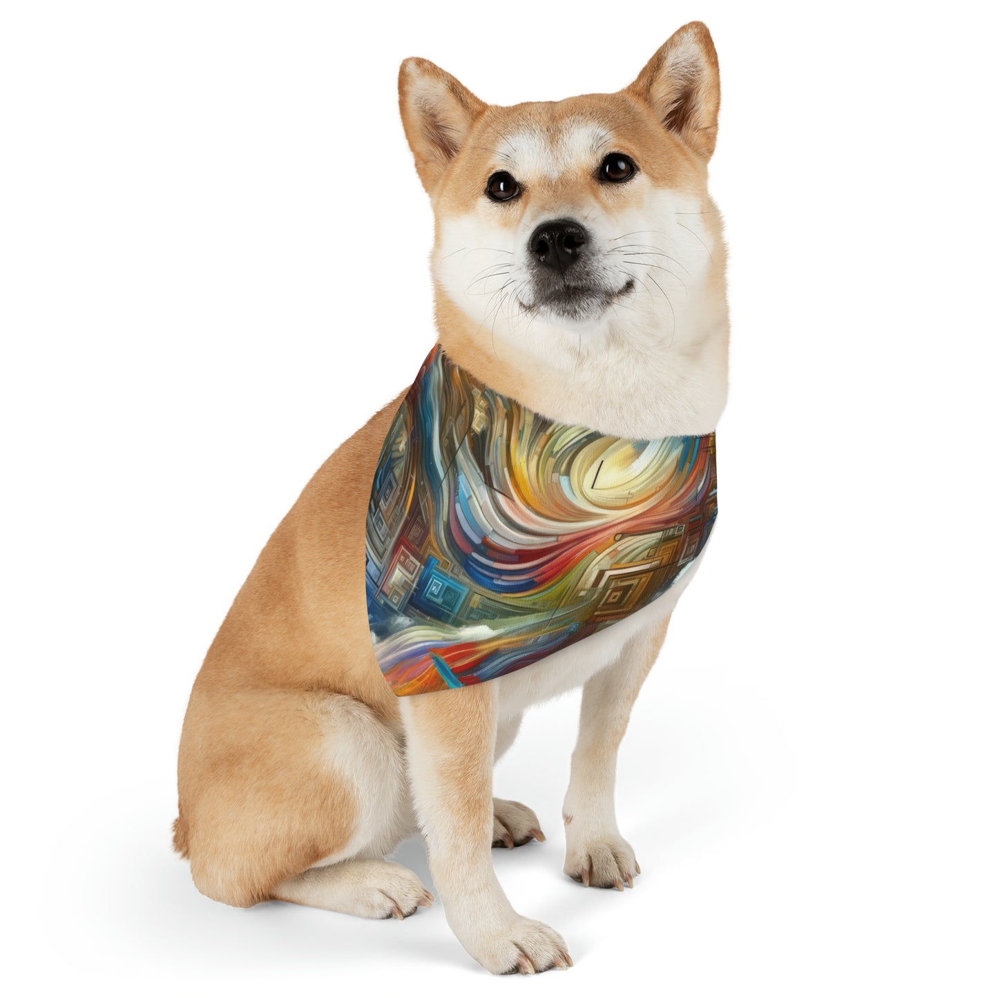 Woven Progress Tapestry Pet Bandana Collar