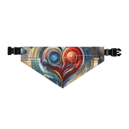 Techno Heart Harmony Pet Bandana Collar