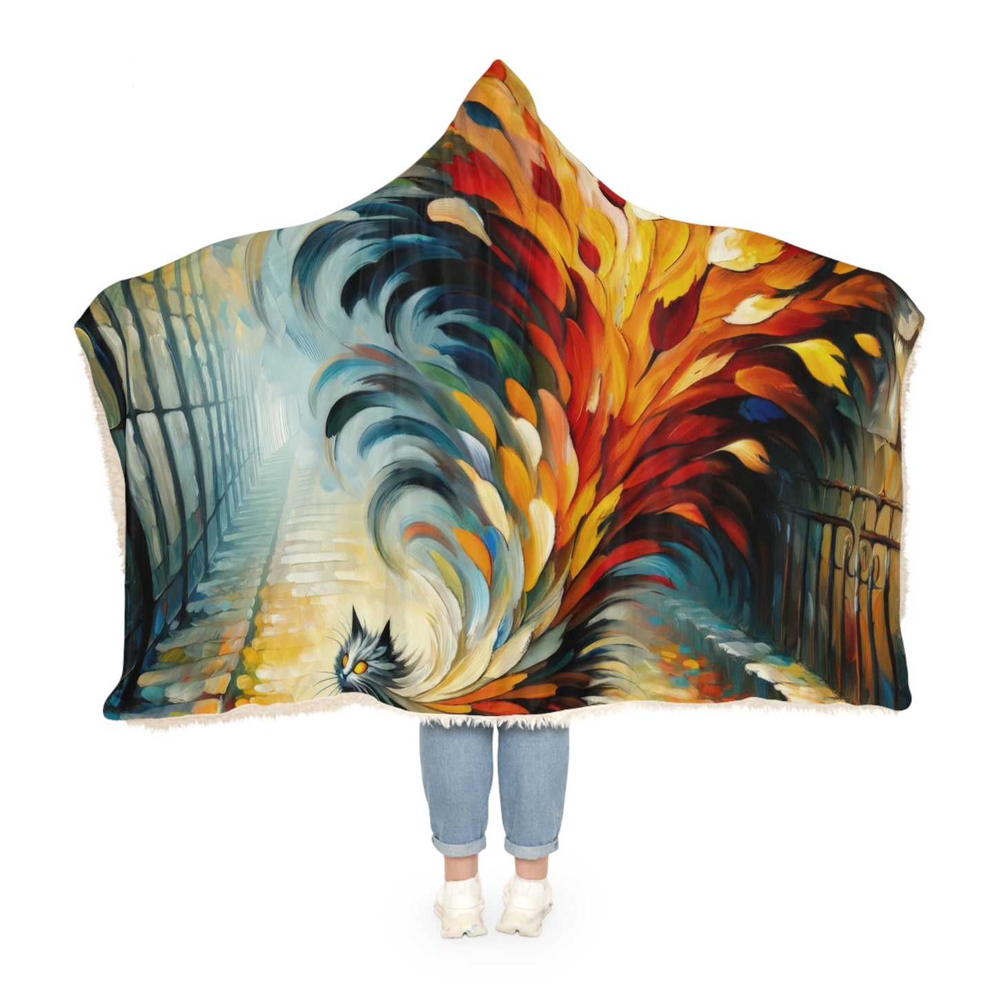 Autumn Whirlwind Escape Snuggle Blanket