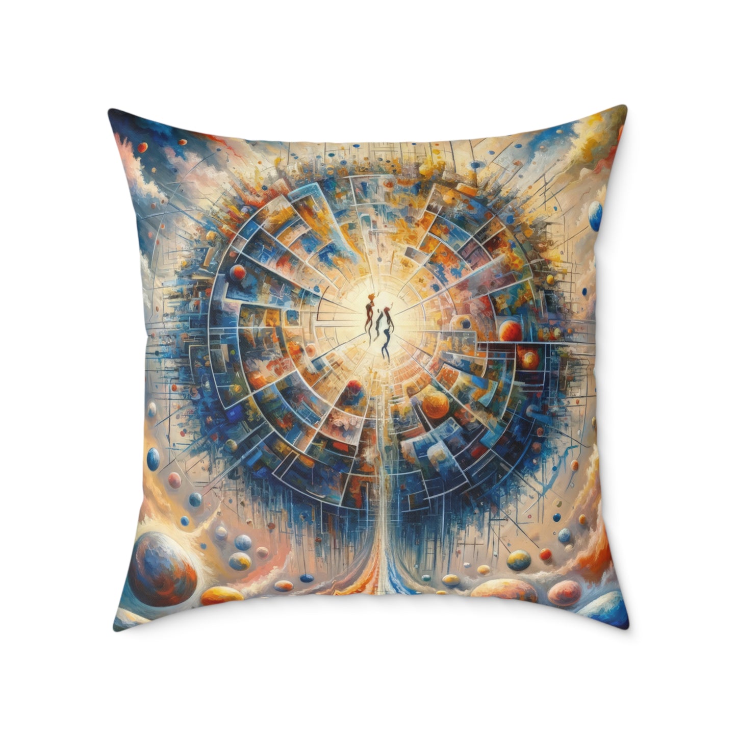 Cosmic Connection Antidote Spun Polyester Pillow